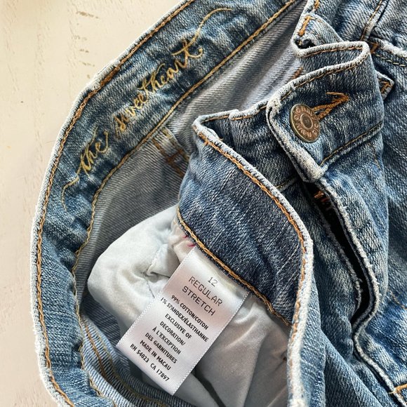 Old Navy Sweatheart Jeans size 12 regular - Picture 2 of 10